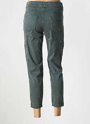 Pantalon 7/8 elasticitate mărime normală verde STREET ONE femeie