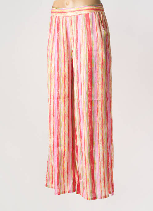 Pantalon larg roz NEKANE femeie