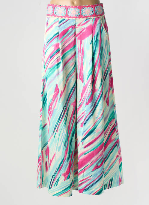 Pantalon larg roz NEKANE femeie