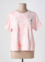 Tricou elasticitate mâneci scurte roz KILIBBI femme