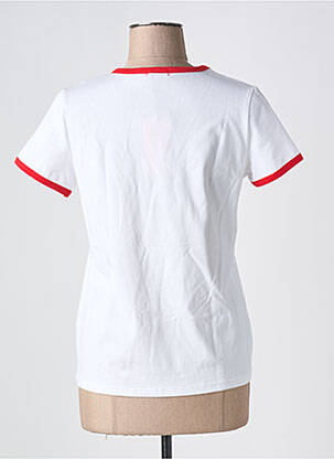 Tricou serigrafie mâneci scurte alb DAPHNEA femeie