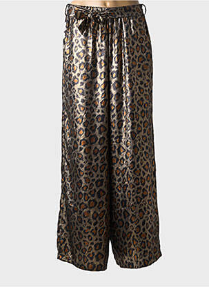Pantalon larg auriu RUE DES ABBESSES femeie