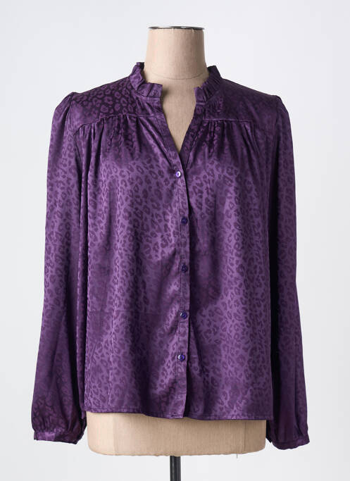 Cămașă violet RUE DES ABBESSES femeie