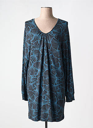 Rochie scurtă mâneci lungi mâneci lungi albastru CISO femeie