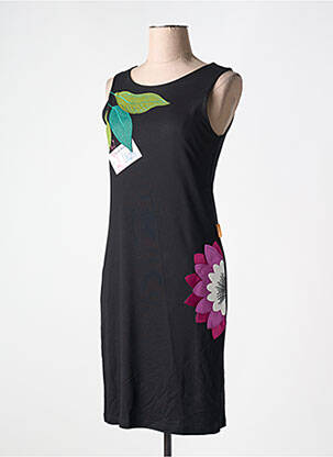Rochie midi fără mâneci fără mâneci negru MAMATAYOE femeie