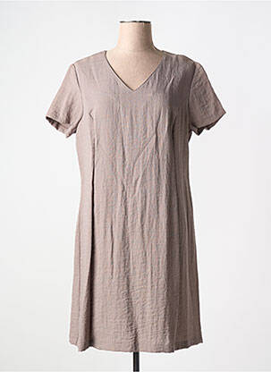 Rochie midi maro GEVANA femeie