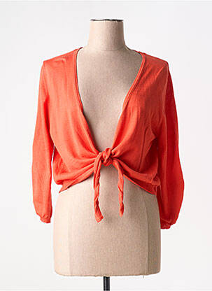 Vestă cu mâneci lungi portocaliu YELLOW LABEL femeie