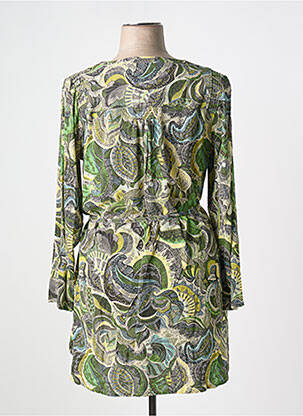Rochie scurtă mâneci lungi mâneci lungi verde CISO femeie