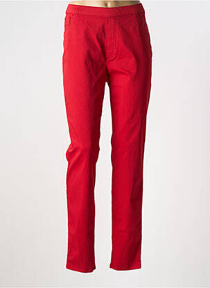 Jegging țesătură poplin mărime normală roșu LCDN femeie