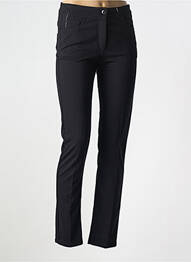 Pantalon slim elasticitate mărime normală negru ANNA MONTANA femme