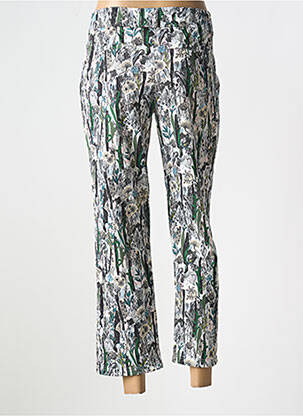 Pantalon 7/8 elasticitate mărime normală verde MAMATAYOE femeie