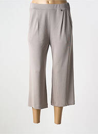 Pantalon trei sferturi croială dreaptă mărime normală gri SEE THE MOON femme