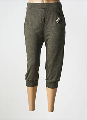 Pantalon trei sferturi verde MAMATAYOE femeie