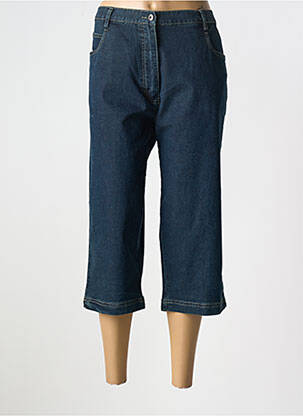 Pantalon trei sferturi albastru VALINO femeie