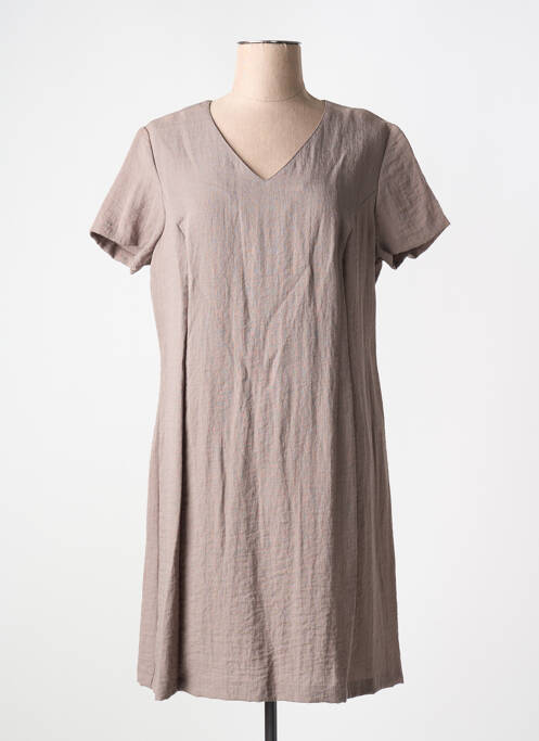 Rochie midi maro GEVANA femeie