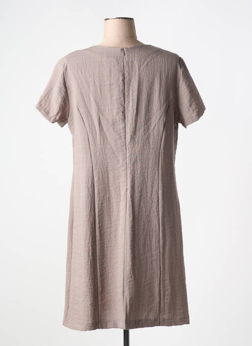 Rochie midi maro GEVANA femeie