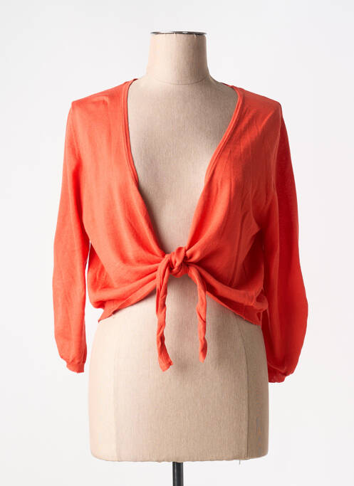 Vestă cu mâneci lungi portocaliu YELLOW LABEL femeie