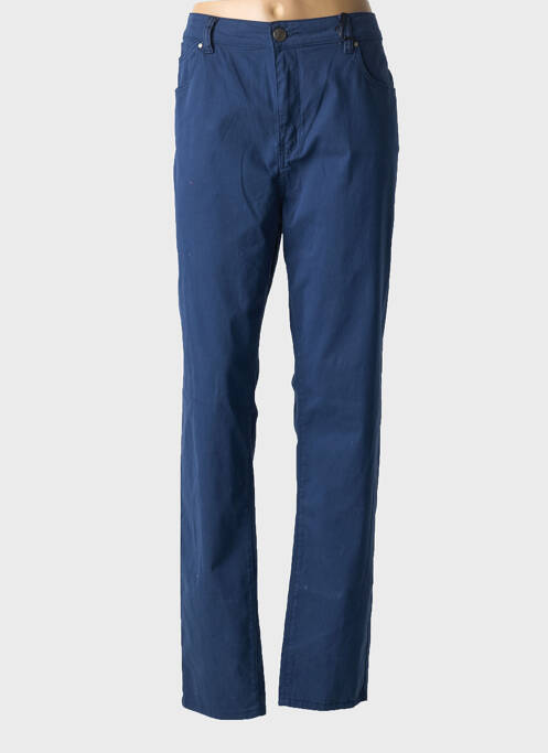 Pantalon slim albastru GEVANA femeie