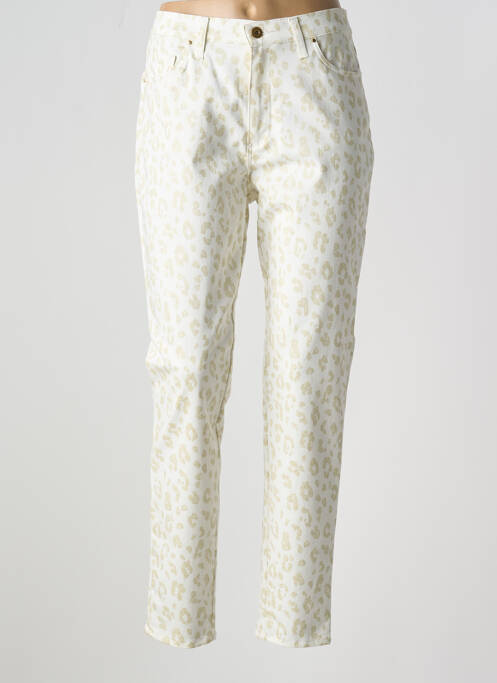 Pantalon slim alb LCDN femeie