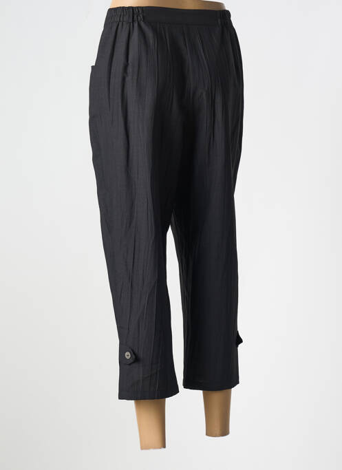 Pantalon trei sferturi negru GEVANA femeie