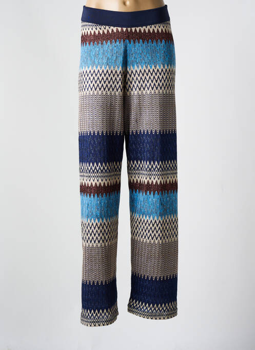 Pantalon drept albastru MILANO femeie