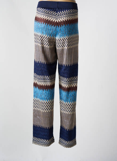 Pantalon drept albastru MILANO femeie