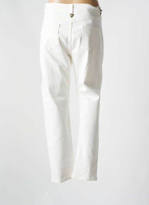Blugi cu croială dreaptă alb TWINSET bărbat