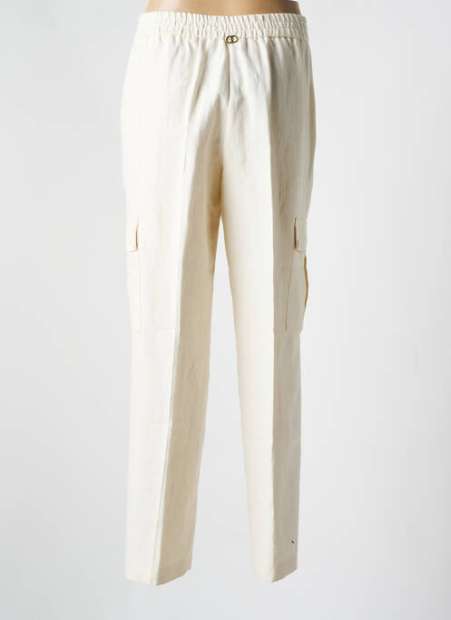 Pantalon drept bej TWINSET femeie