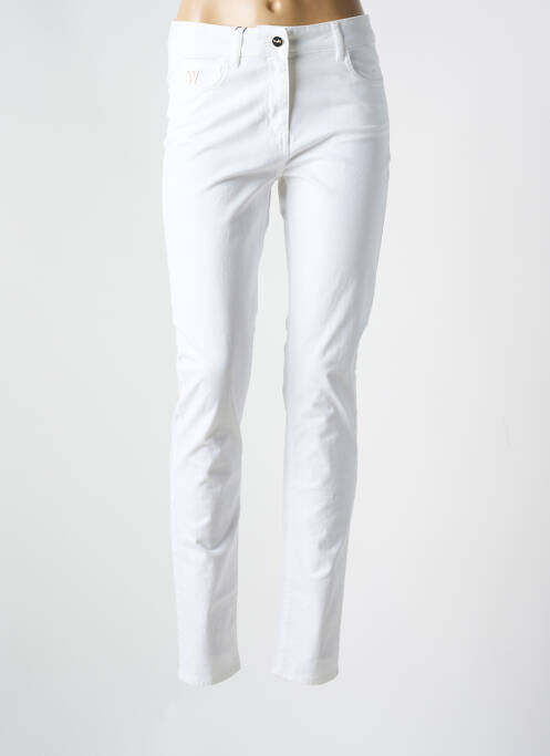 Pantalon slim alb WEILL femeie