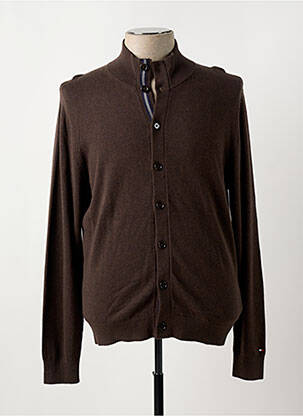 Vestă cu mâneci lungi maro TOMMY HILFIGER bărbat