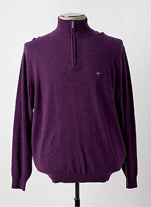 Pulover elasticitate mâneci lungi violet FYNCH-HATTON bărbat