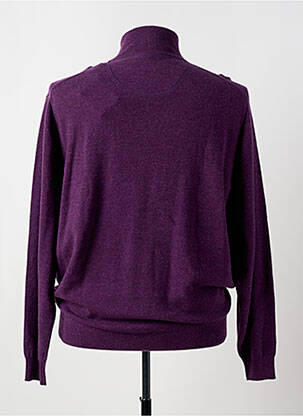Pulover elasticitate mâneci lungi violet FYNCH-HATTON bărbat