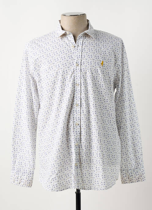 Cămașă cu mâneci lungi alb MCS bărbat