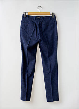 Pantalon chino imprimeu imprimeu prinț de wales mărime normală albastru DIGEL bărbat