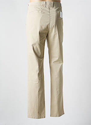 Pantalon chino țesătură poplin talie joasă bej PIONEER bărbat