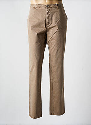 Pantalon chino elasticitate mărime normală maro MEN OF ALL NATION bărbat
