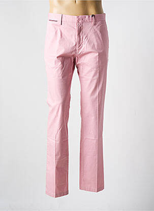 Pantalon chino închidere cu fermoar sub clapetă cu cârlig talie joasă roz TOMMY HILFIGER bărbat