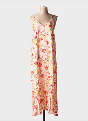 Rochie lungă portocaliu LILI & LALA femeie