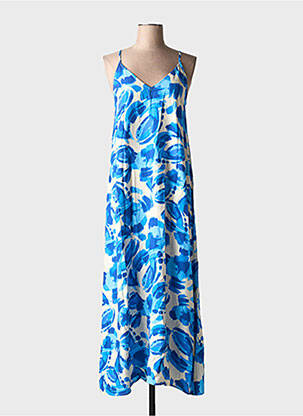 Rochie lungă albastru LILI & LALA femeie