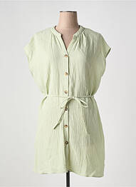 Rochie scurtă mâneci scurte mâneci scurte verde GRACE & MILA femeie
