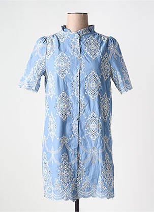 Rochie scurtă mâneci scurte mâneci scurte albastru IT HIPPIE femeie