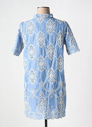 Rochie scurtă mâneci scurte mâneci scurte albastru IT HIPPIE femeie