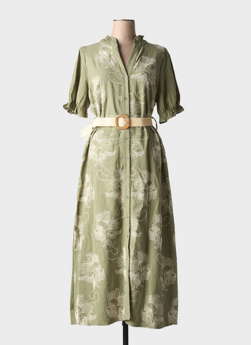 Rochie lungă verde LILI & LALA femeie