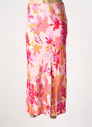 Fustă lungă roz GRACE & MILA femeie