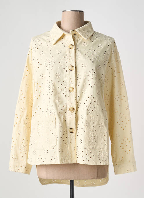 Jachete casual galben INSPIRATION STUDIO femeie