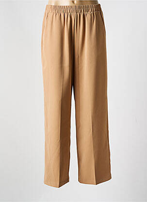 Pantalon larg maro GRACE & MILA femeie