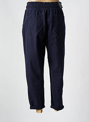 Pantalon 7/8 elasticitate mărime normală albastru NINA CARTER femeie