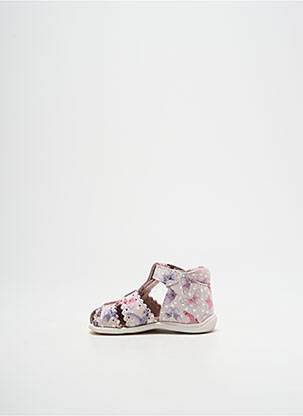 Sandale/pantofi decupați vârf rotund vârf rotund violet BELLAMY fată