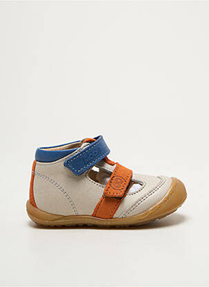 Sandale/Pantofi decupați bej MOD8 băiat