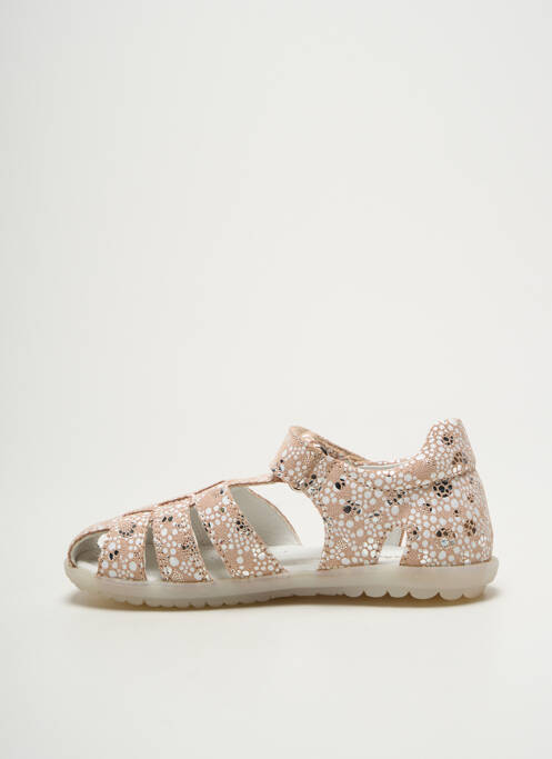Sandale/Pantofi decupați bej NATURINO fată